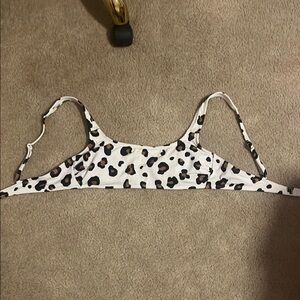 Xhilaration Leopard Print Bikini Top